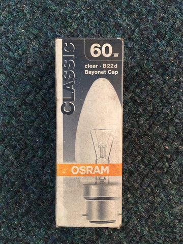 Osram BC B22 B15 Candle Bulb - Whiztek Ltd
