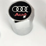 Audi Chrome Dust Valve Caps - Whiztek Ltd