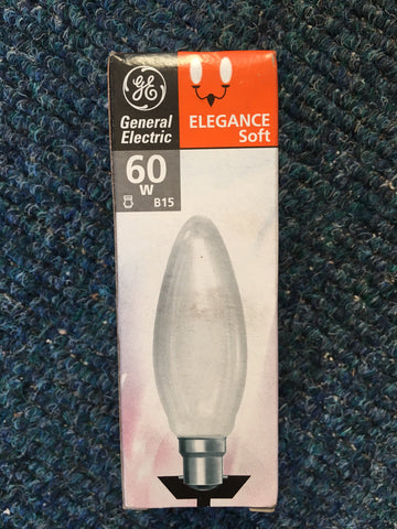 General Electric BC B15 B22 Candle Bulb - Whiztek Ltd