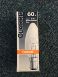 Osram BC B22 B15 Candle Bulb - Whiztek Ltd