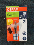 Osram BC B22 Halogen Bulb - Whiztek Ltd