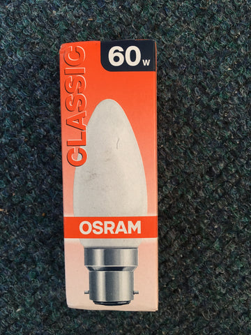 Osram BC B22 Candle Bulb - Whiztek Ltd