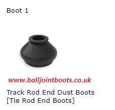 Boot 1 Track Rod End Dust Boots (Tie Rod End Boots) (1 pair)