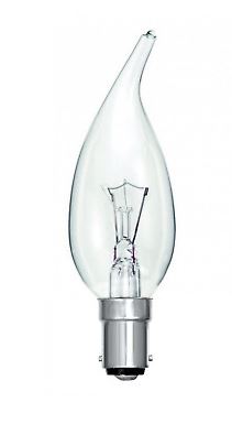 Bell BC B15d 40w Clear Candle Bulb