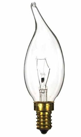 Bell ES E14 40w Clear Candle Bulb