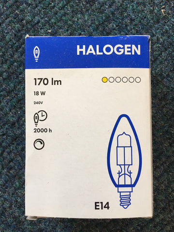 Ikea ES E14 18w Halogen Bulb - Whiztek Ltd