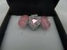 Heart with Rhinestone & Murano Glass Set of 3 Charms - Whiztek Ltd
