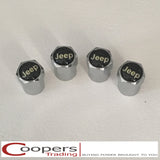 Jeep Chrome Dust Valve Caps - Whiztek Ltd
