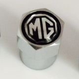 MG Chrome Dust Valve Caps - Whiztek Ltd