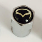 Mazda Chrome Dust Valve Caps - Whiztek Ltd