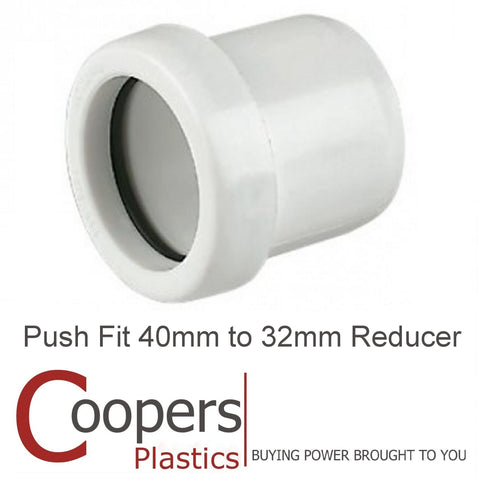 Push Fit waste 40mm to 32mm Reducer